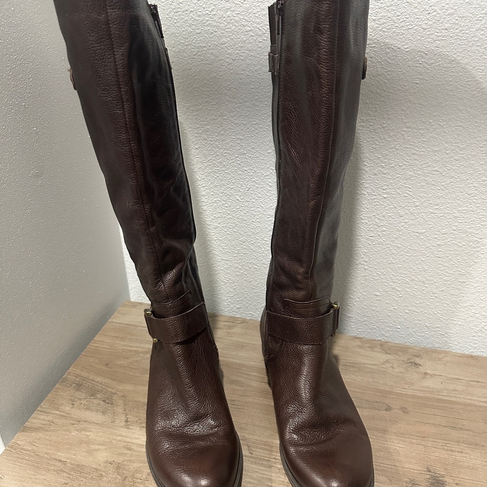 Naturalizer Dark Brown Over the Knee Boots - Picture 3 of 4